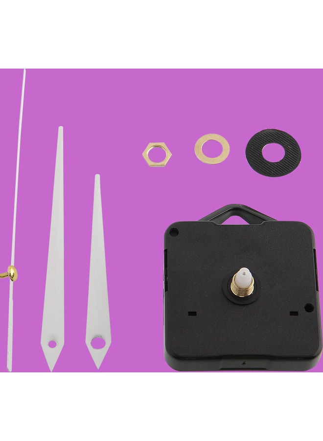 Wall Clock Movement Mechanism with White Hands Tool Set Multicolour 3 x 3 x 3cm - Image 4