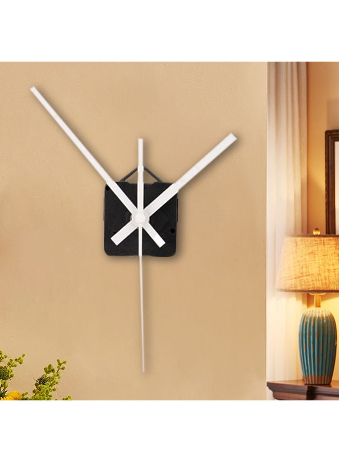 Wall Clock Movement Mechanism with White Hand Set Multicolour 3 x 3 x 3cm - Image 1