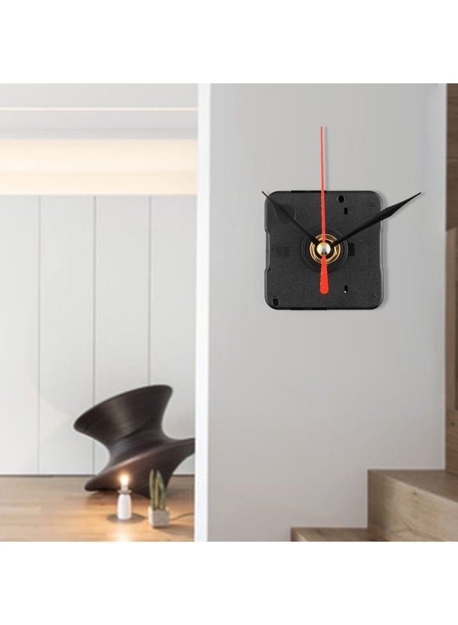 Generic - Wall Clock Movement Mechanism with Black and Red Hand Tool Set Multicolour 3 x 3 x 3cm - Image 1