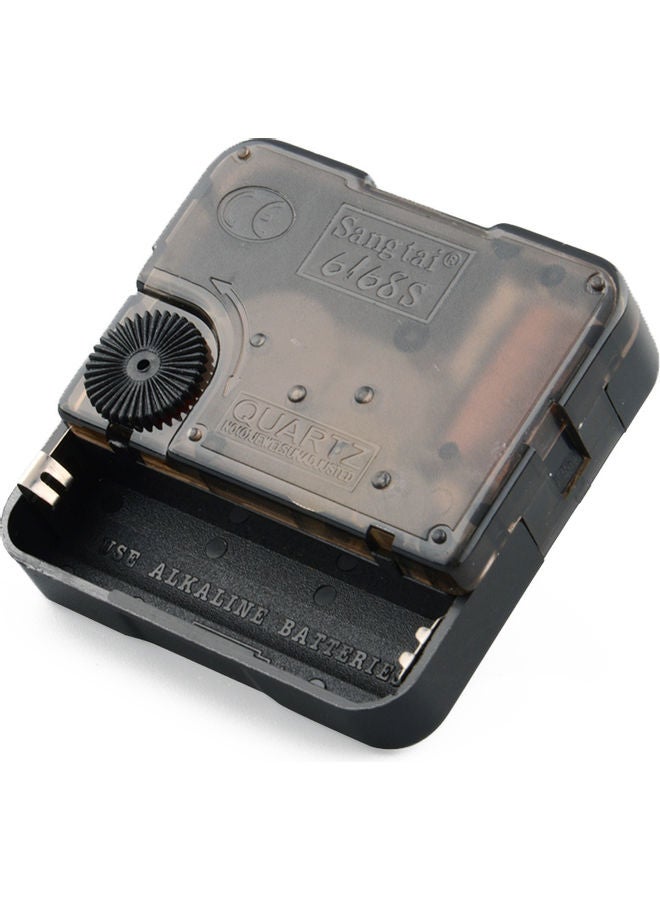 Generic - Wall Clock Movement Mechanism with Black and Red Hand Tool Set Multicolour 3 x 3 x 3cm - Image 1