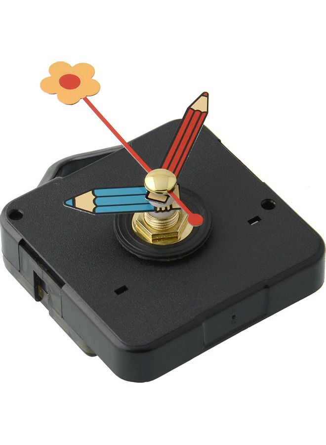 Clock Movement Mechanism with Hook Metal Circle Pencil Hands Multicolour 3 x 3 x 3cm - Image 3