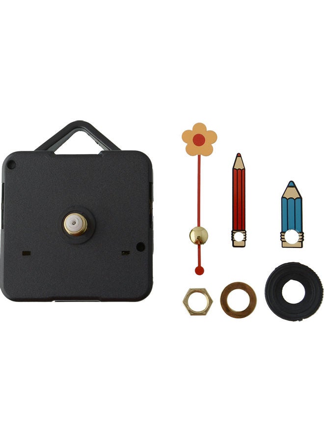 Clock Movement Mechanism with Hook Metal Circle Pencil Hands Multicolour 3 x 3 x 3cm - Image 4