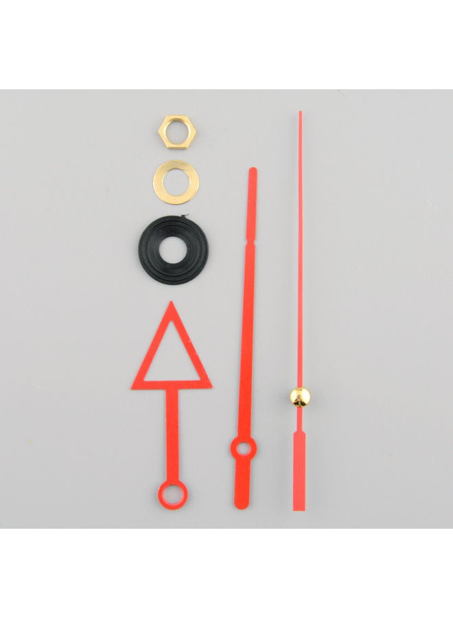 Wall Clock with Movement Red Arrow Hands Set Black/Red 3 x 3 x 3cm - Image 3