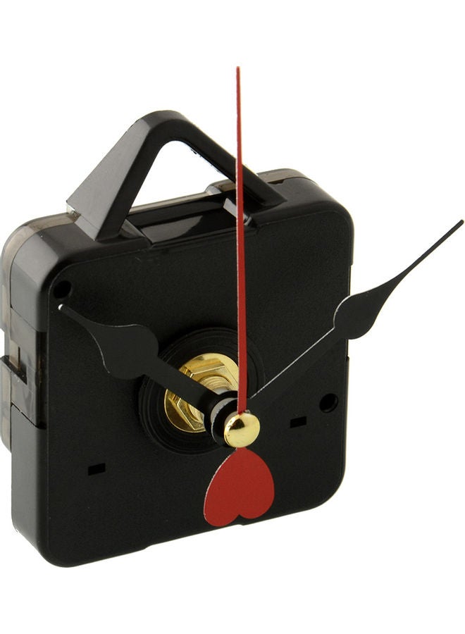 Wall Clock Movement with Red Heart Hand Multicolour 3 x 3 x 3cm - Image 1