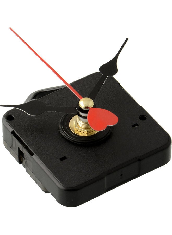 Wall Clock Movement with Red Heart Hand Multicolour 3 x 3 x 3cm - Image 3