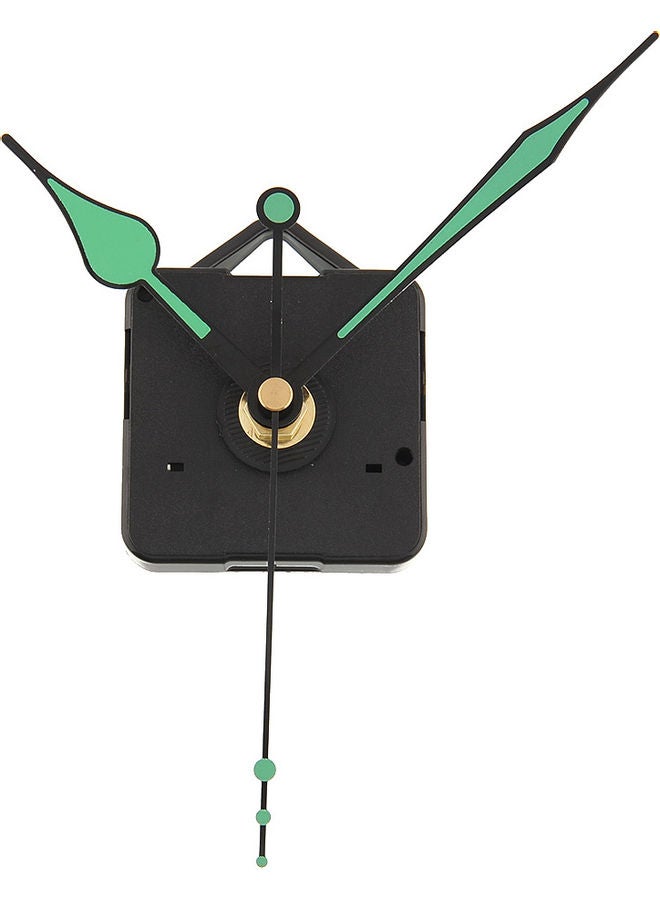 Wall Clock Movement Mechanism with Green Hands Multicolour 3 x 3 x 3cm - Image 1