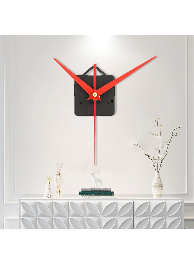 Wall Clock Movement Mechanism with Red Hands Tool Set Multicolour 3 x 3 x 3cm - Image 1