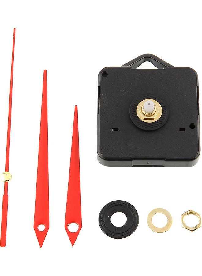 Wall Clock Movement Mechanism with Red Hands Tool Set Multicolour 3 x 3 x 3cm - Image 5