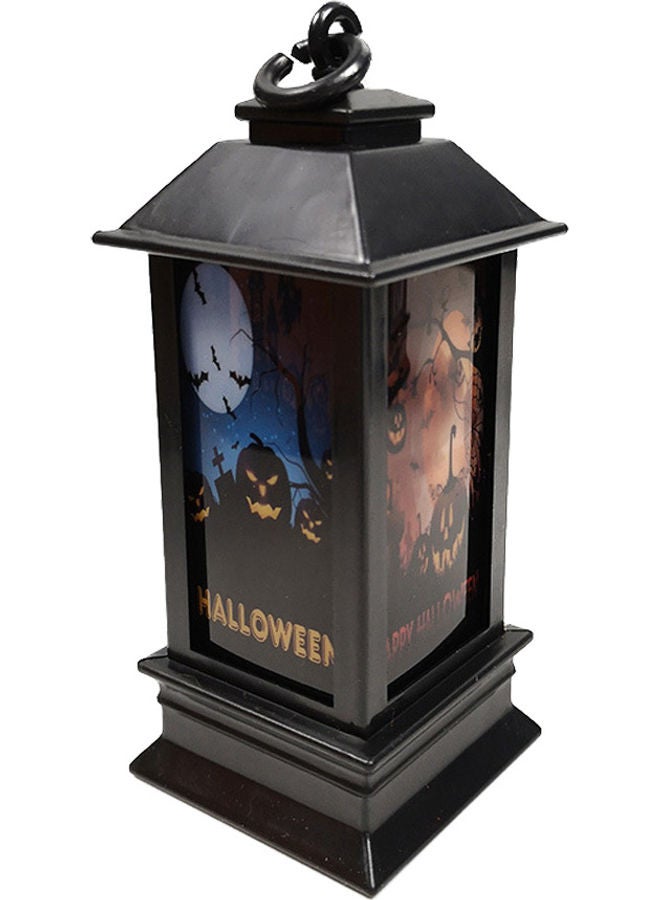 Hanging Lantern Pumpkin Light Halloween Multicolour 14 x 5 x 5cm