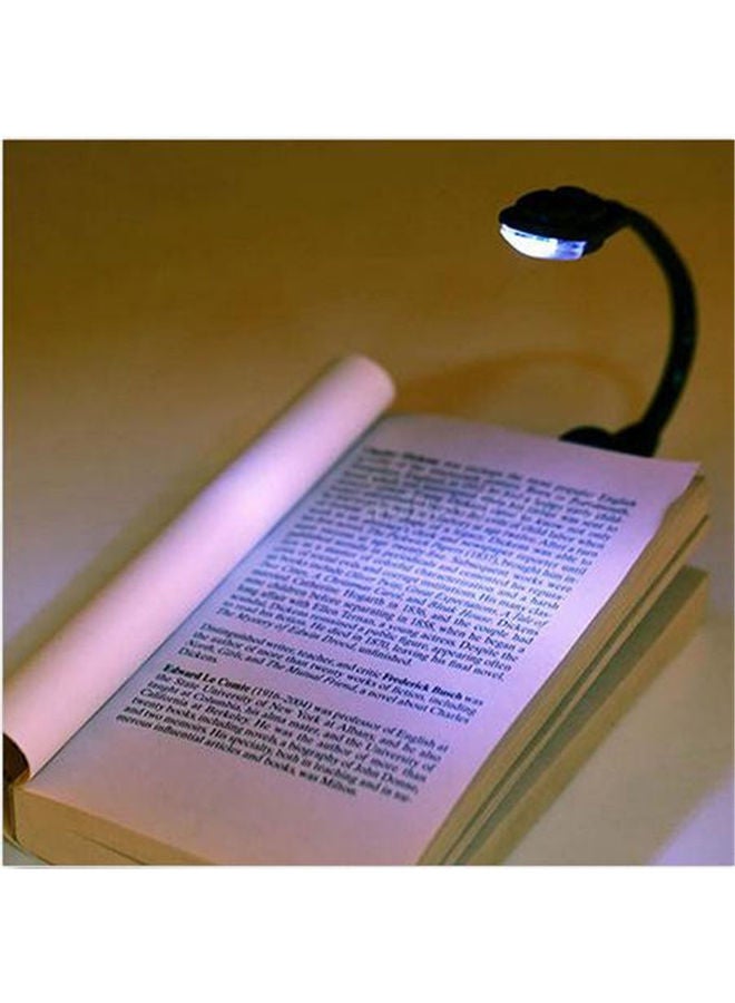مصباح قراءة مزود بمشبك يثبت في الكتاب أسود 13 x 4 x 3سم  - Image 2