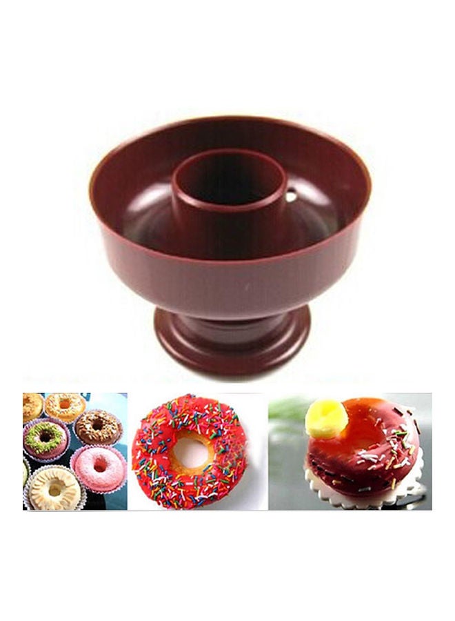 قالب من السيليكون لخبز كعك الدونات بني 21 x 21 x 5سم - Image 1