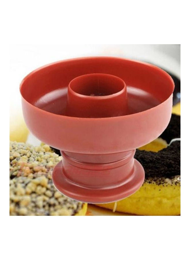 قالب من السيليكون لخبز كعك الدونات بني 21 x 21 x 5سم - Image 2