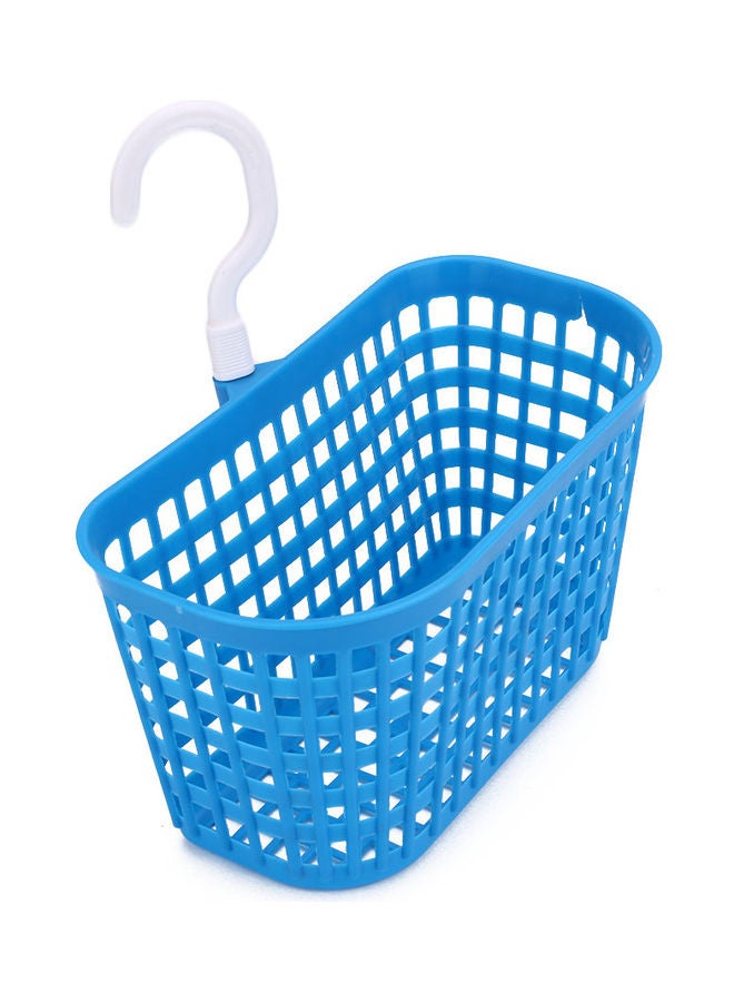 Hanging Bathroom Basket Blue 19 x 10 x 18cm  - Image 1