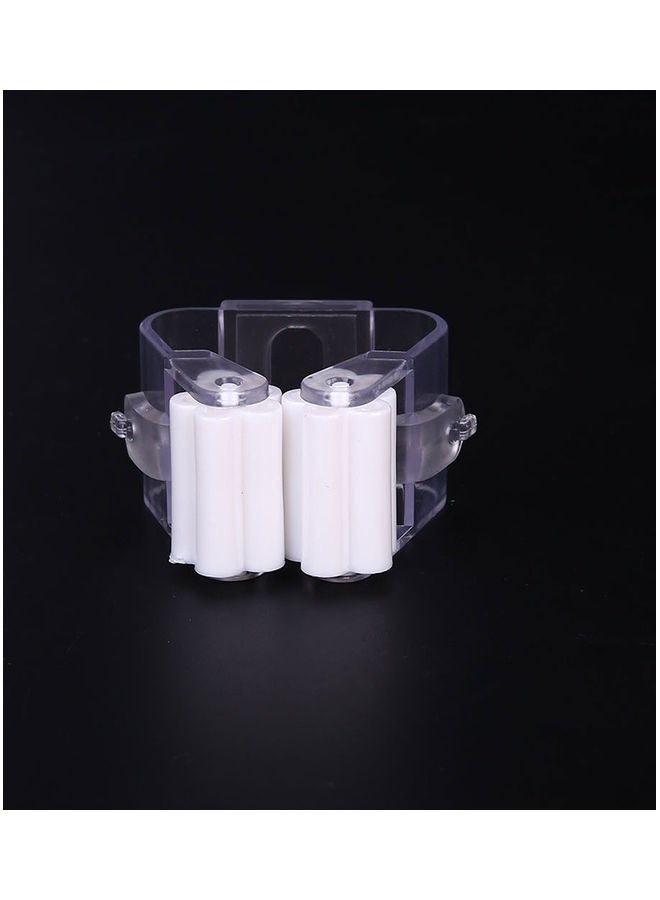 Mop Holder Hook Clear/White 9 x 9 x 5cm - Image 1