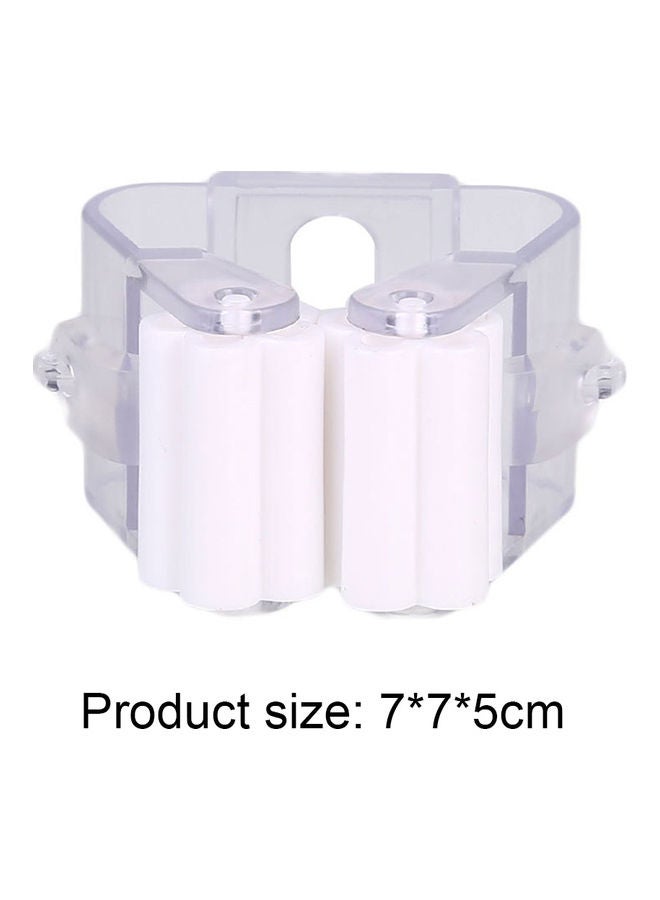 Mop Holder Hook Clear/White 9 x 9 x 5cm - Image 2