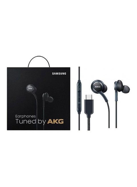 Akg Type C In Ear Headphones With Mic For Samsung Galaxy Black