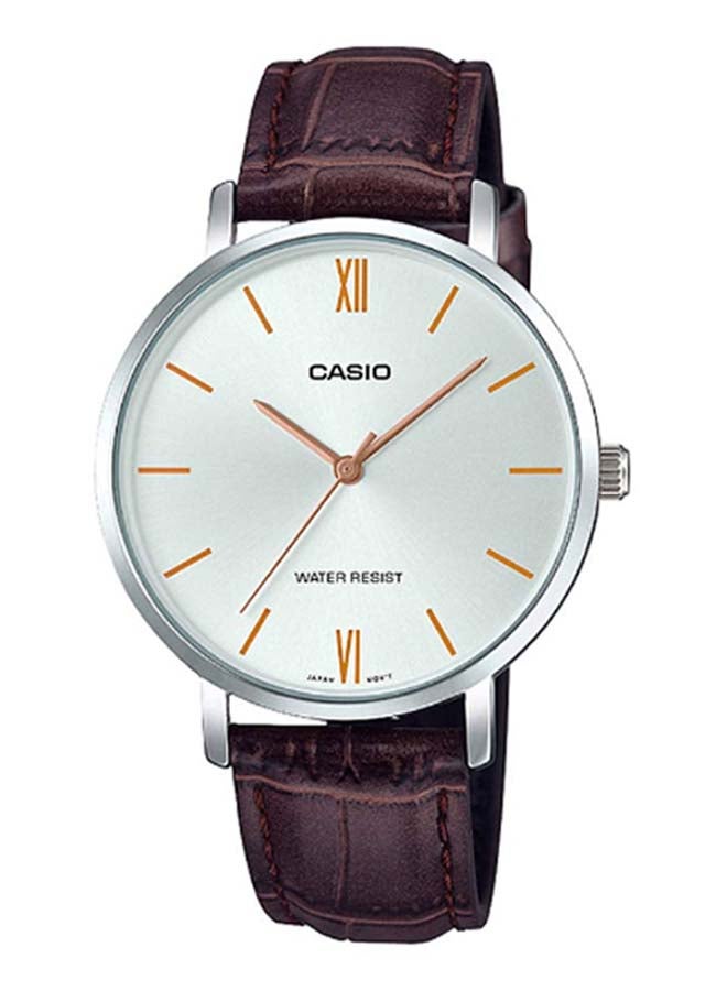 كاسيو ساعة إنتايسر بعقارب مقاومة للماء طراز LTP-VT01L-7B2UDF للنساء - Image 1