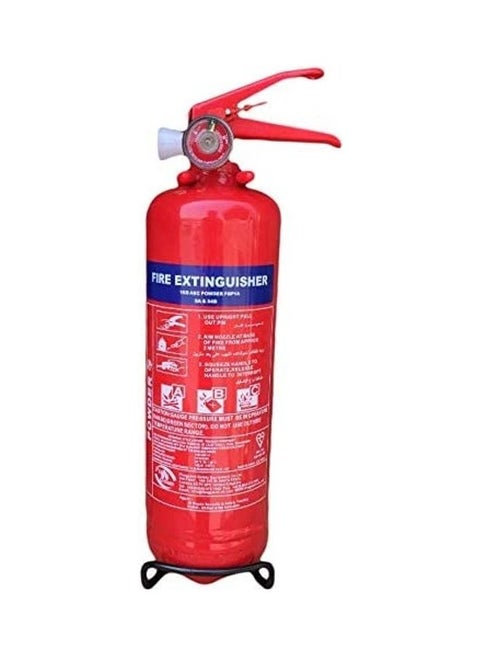 Fire Extinguisher with Bracket Red 33 x 11 x 9cm
