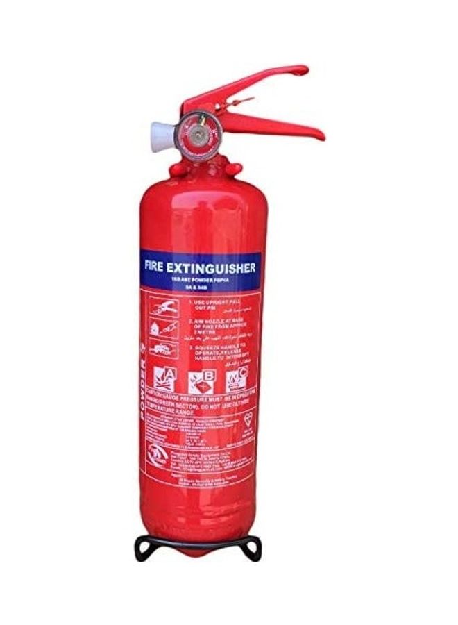 Fire Extinguisher with Bracket Red 33 x 11 x 9cm