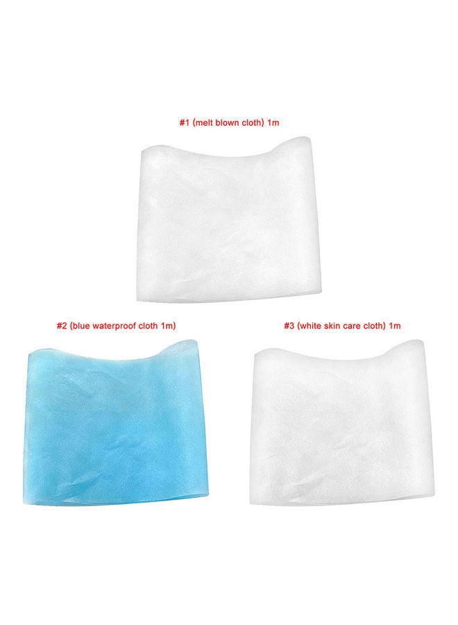 Melt-Blown Fabric DIY Mask Blue/White 5 x 5 x 2cm  - Image 1