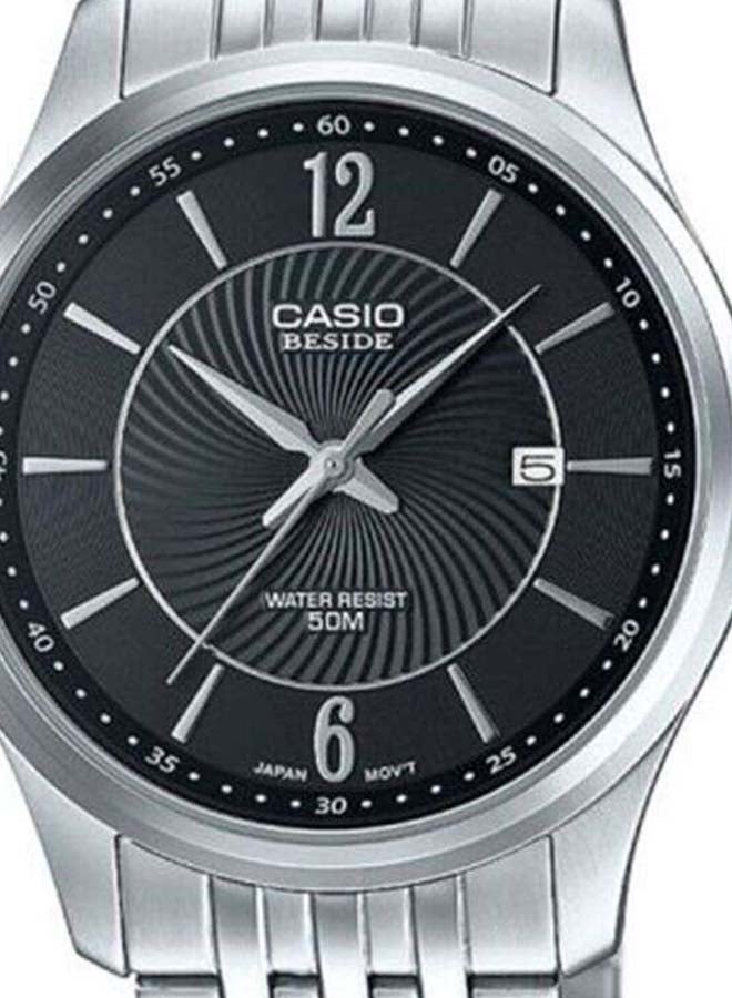 CASIO Men's Beside Analog Watch BEM-151D-1AVDF - 39 mm - Silver - Image 3
