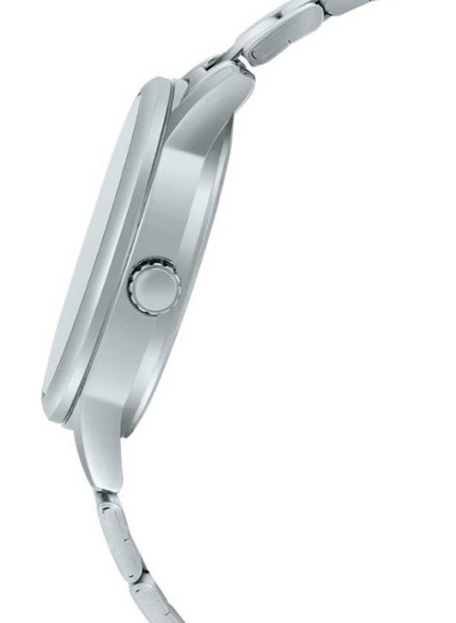 كاسيو ساعة يد بعقارب وسوار من الستانلس ستيل طراز MTP-V002D-7BUDF للرجال - Image 3