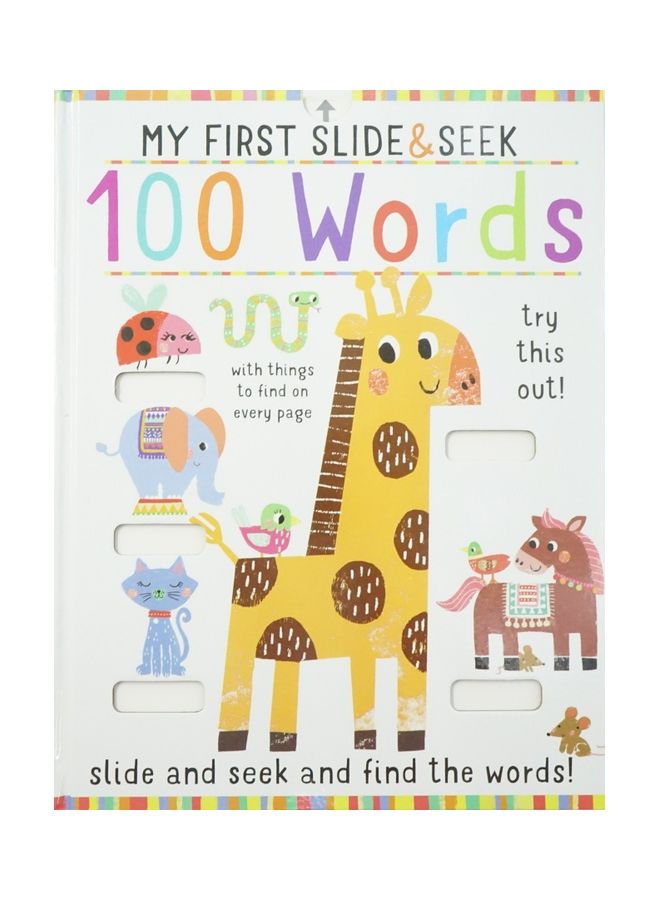 My First Slide And Seek 100 Words Hardcover English by Iseek  - Image 1
