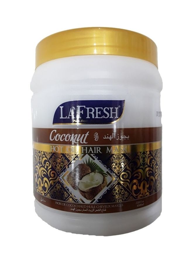 LA FRESH Coconut Hot Oil Hair Cream White,Golden,Blue 1000ml