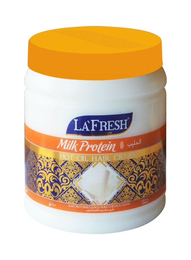 LA FRESH Milk Protein Hot Oil Hair Mask Clear 1000ml - Image 1