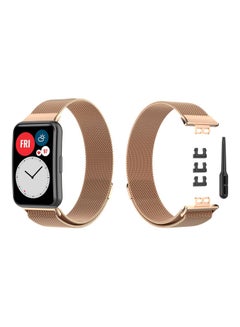 Milanese Replacement Band For Huawei Watch Fit Gold
