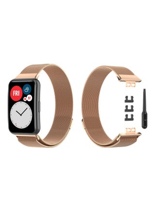 Milanese Replacement Band For Huawei Watch Fit Gold - v1610528245/N43430593A_1