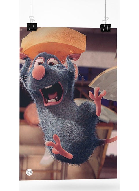 Remy From Ratatouille Printed Poster Multicolour 20cm