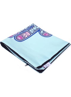 Alwan Hamsa Design Cushion Cover Blue 40x40cm  - Image 2