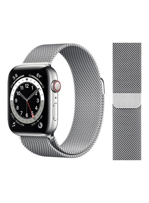 Milanese Replacement Band for Apple Watch Silver