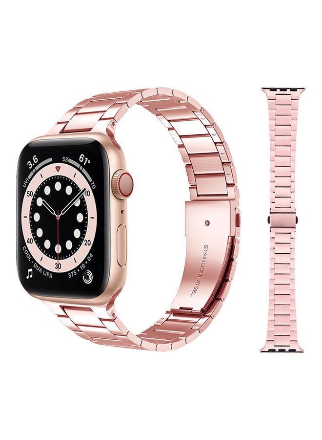 Perfii - Link Replacement Band for Apple Watch Rose Powder - Image 1