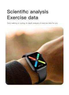 Zoom Plus Series6 Bluetooth Call Smartwatch With Fitness Tracker Black  - Image 4
