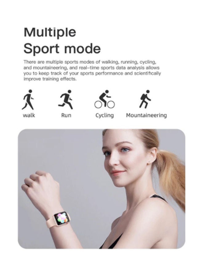 Zoom Plus Series6 Bluetooth Call Smartwatch With Fitness Tracker Black - Image 5