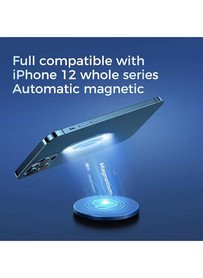 جوي روم شاحن لاسلكي مغناطيسي لهاتف آيفون 12 أبيض - Image 4