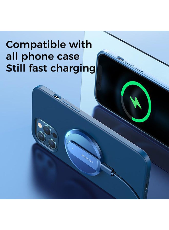 جوي روم شاحن لاسلكي مغناطيسي لهاتف آيفون 12 أبيض - Image 5