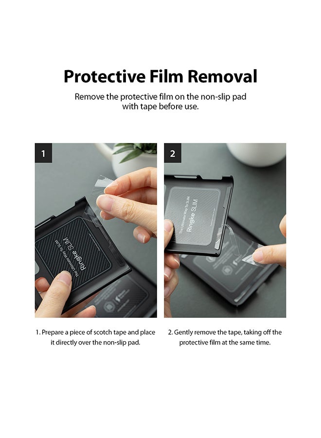 Ringke - Signature Standard Case Compatible With Galaxy Z Fold 2 Black - Image 1