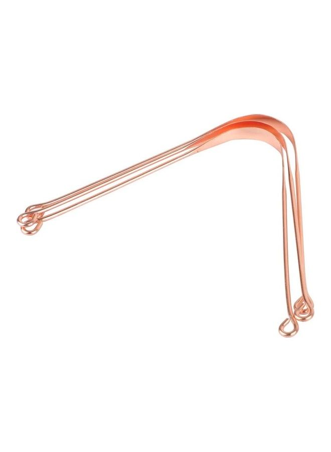HealthAndYoga Set Of 3 Copper Tongue Cleaners Copper 0cm - Image 2
