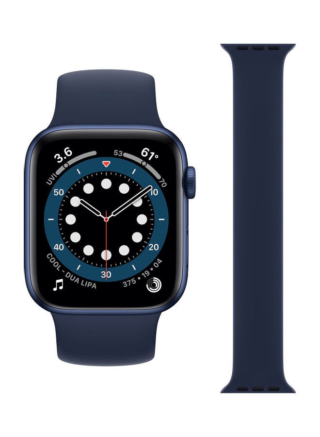 Perfii Replacement Band For Apple Watch Series 6/SE/5/4/3/2/1 44/42 mm Deep Navy Blue - Image 2