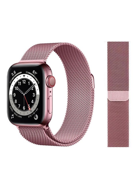 Milanese Replacement Band for Apple Watch Pink