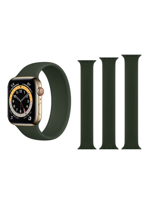 3-Piece Solo Band for Apple Watch Green