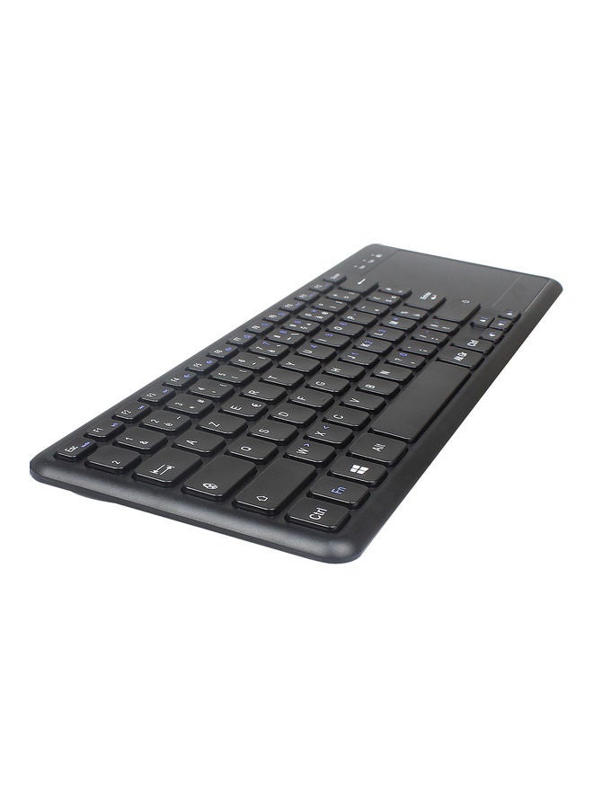 HXSJ L200 2.4G Wireless Keyboard Slim 10m With Touchpad Black - Image 1