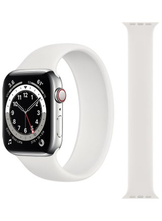 Replacement Band For Apple Watch Series 1/2/3/4/5/6/SE 38/40mm White - v1610531656/N43429148A_1