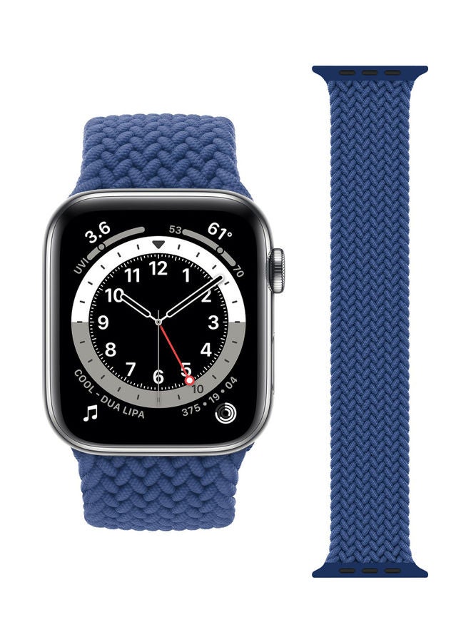 Perfii Replacement Band For Apple Watch Series 1/2/3/4/5/6/SE 42/44mm Atlantic Blue - Image 1