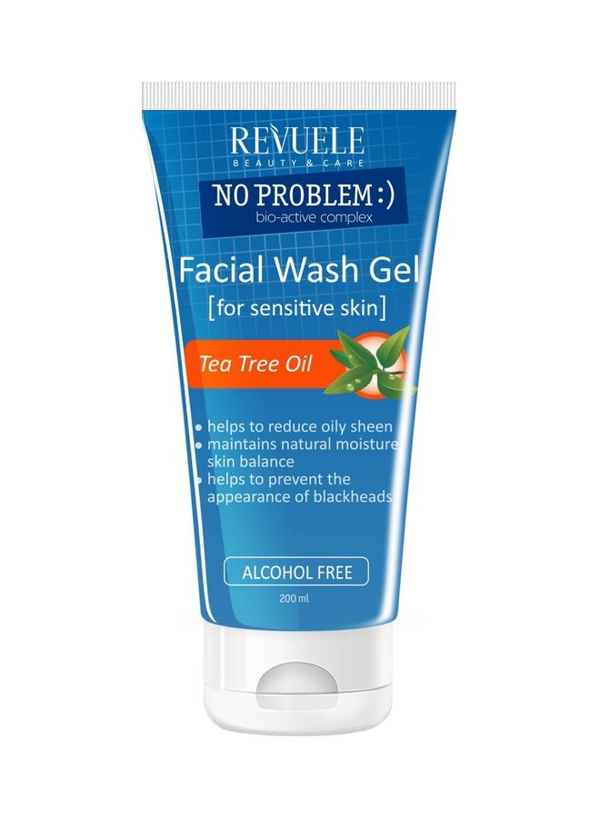 REVUELE No Problem Washing Gel Anti-Acne And Blackheads With Тea Тree Оil 200ml