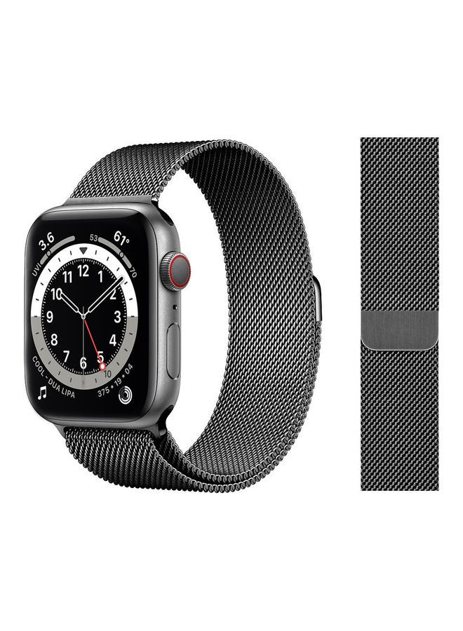 Perfii - Milanese Replacement Band for Apple Watch Grey - Image 1