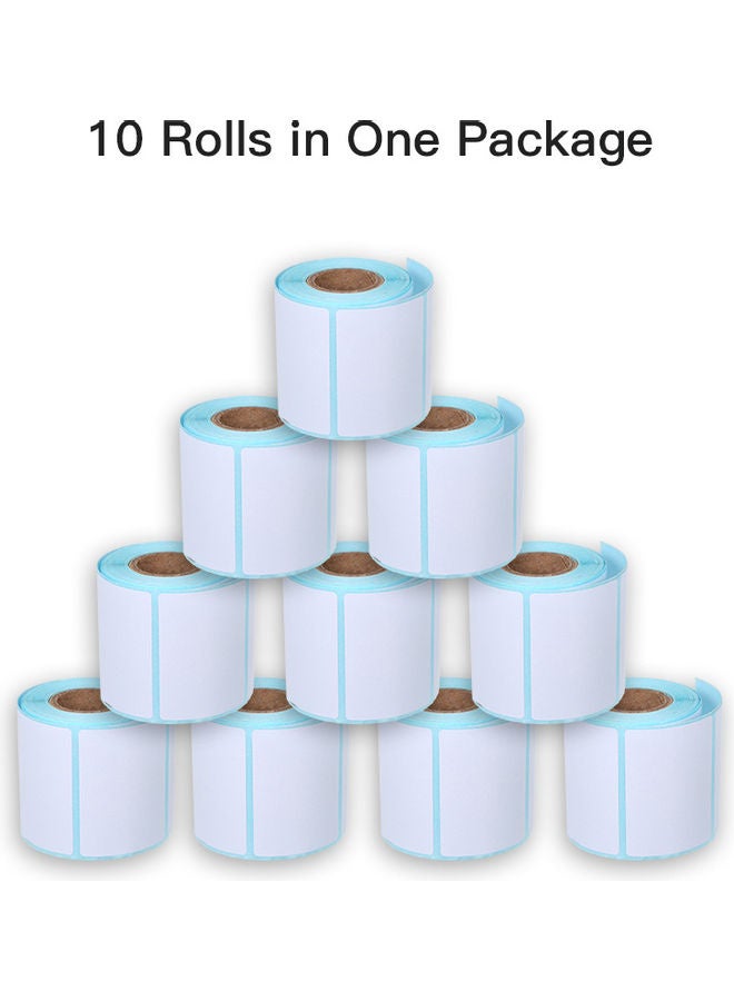 Generic Thermal Label Sticker 10 Roll multicolour  - Image 1